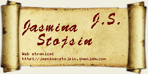 Jasmina Stojšin vizit kartica